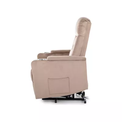 Polohovací křeslo DRAVEN - béžové