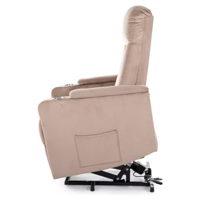 Polohovací křeslo DRAVEN - béžové