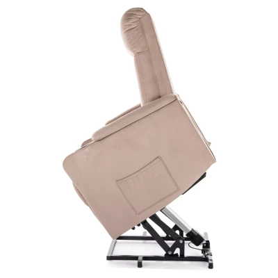 Polohovací křeslo DRAVEN - béžové