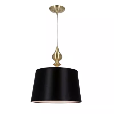 Moderní závěsné svítidlo PRIMA - 1xE27, 60W, zlaté / černé