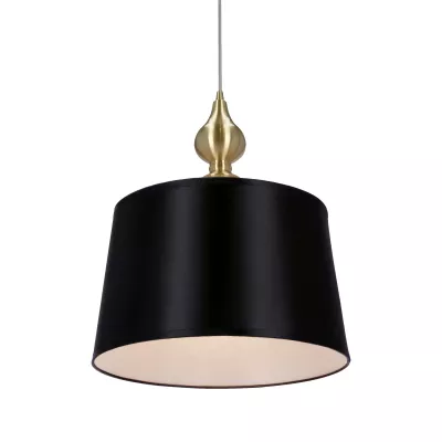 Moderní závěsné svítidlo PRIMA - 1xE27, 60W, zlaté / černé