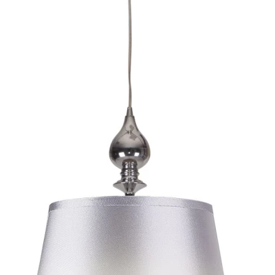 Moderní závěsné svítidlo PRIMA - 1xE27, 60W, chromované / stříbrné