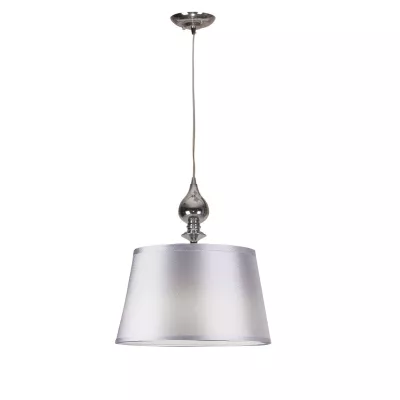 Moderní závěsné svítidlo PRIMA - 1xE27, 60W, chromované / stříbrné