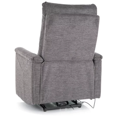 Elektrické polohovací křeslo JEAN - tmavě šedé