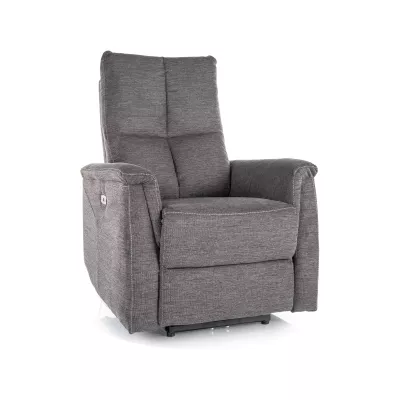 Elektrické polohovací křeslo JEAN - tmavě šedé