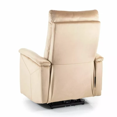 Elektrické polohovací křeslo JEAN - světle béžové