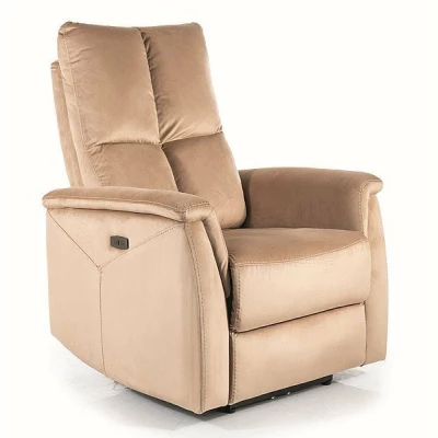 Elektrické polohovací křeslo JEAN - světle béžové