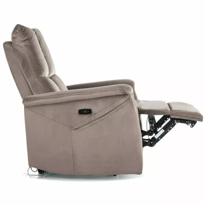 Elektrické polohovací křeslo JEAN - hnědé