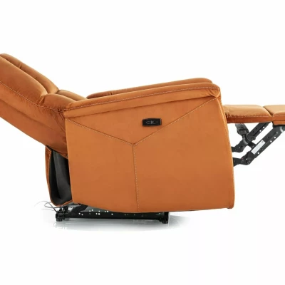 Elektrické polohovací křeslo JEAN - skořicové