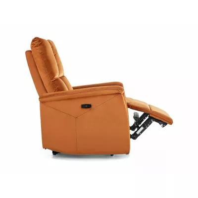 Elektrické polohovací křeslo JEAN - skořicové