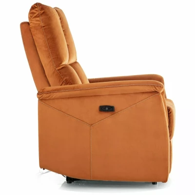 Elektrické polohovací křeslo JEAN - skořicové