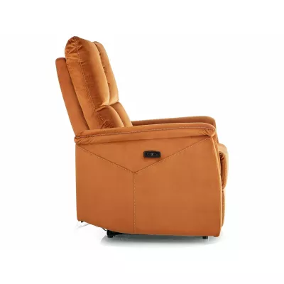 Elektrické polohovací křeslo JEAN - skořicové