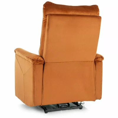 Elektrické polohovací křeslo JEAN - skořicové