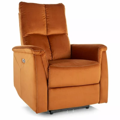 Elektrické polohovací křeslo JEAN - skořicové