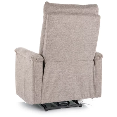 Masážní polohovací křeslo JEAN - tmavě béžové