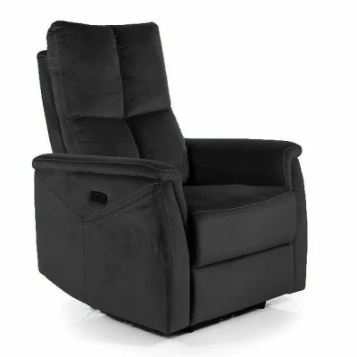 Masážní polohovací křeslo JEAN - černé