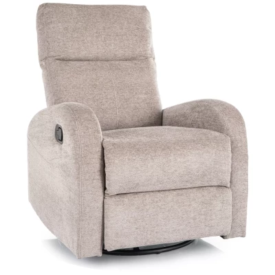 Polohovací křeslo JASPER - tmavě béžové