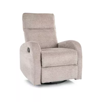 Polohovací křeslo JASPER - tmavě béžové