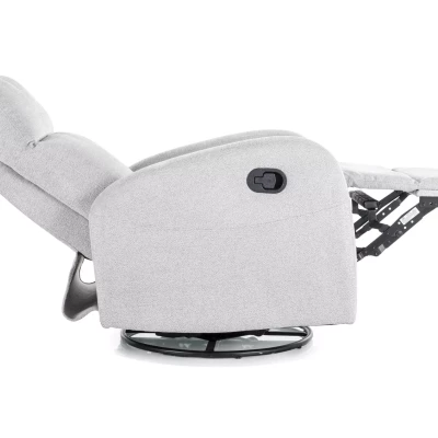 Polohovací křeslo JASPER - popelavé