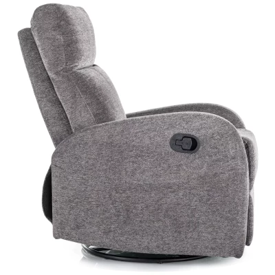 Polohovací křeslo JASPER - tmavě šedé