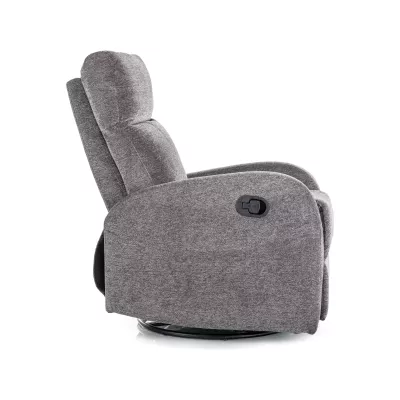 Polohovací křeslo JASPER - tmavě šedé