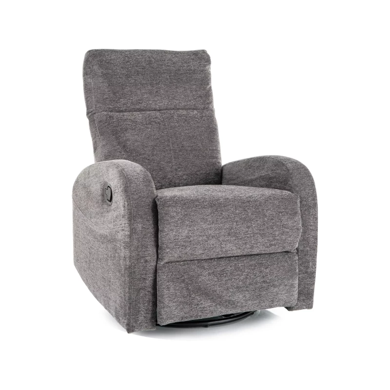 Polohovací křeslo JASPER - tmavě šedé