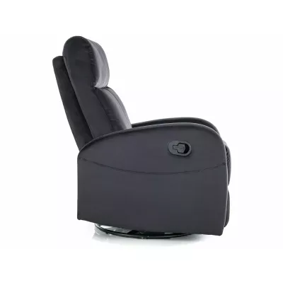 Polohovací křeslo JASPER - černé
