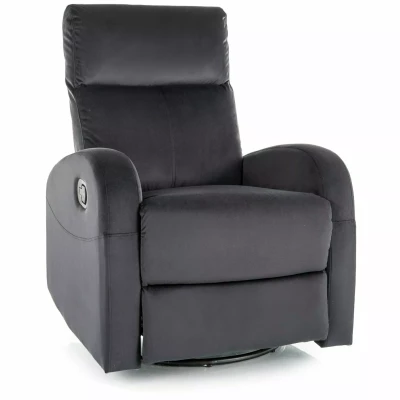 Polohovací křeslo JASPER - černé