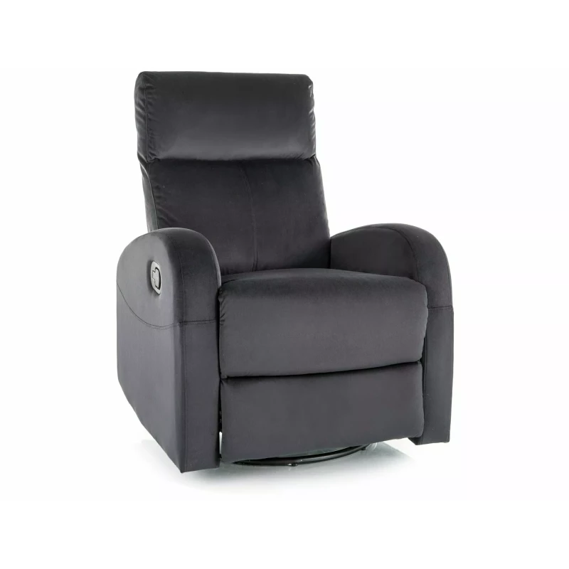 Polohovací křeslo JASPER - černé