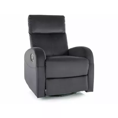 Polohovací křeslo JASPER - černé