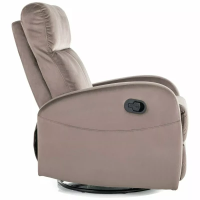 Polohovací křeslo JASPER - hnědé