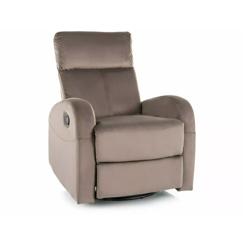 Polohovací křeslo JASPER - hnědé