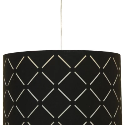 Závěsné moderní osvětlení RALF - 1xE27, 60W, černé