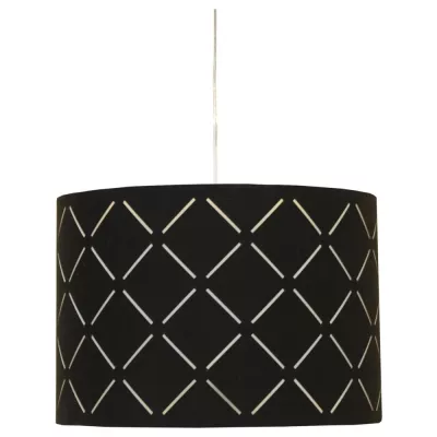 Závěsné moderní osvětlení RALF - 1xE27, 60W, černé