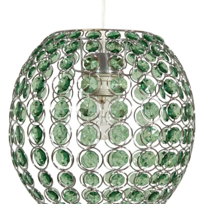 Designové závěsné osvětlení RICA - 1xE27, 40W, zelené