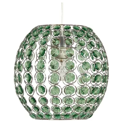 Designové závěsné osvětlení RICA - 1xE27, 40W, zelené