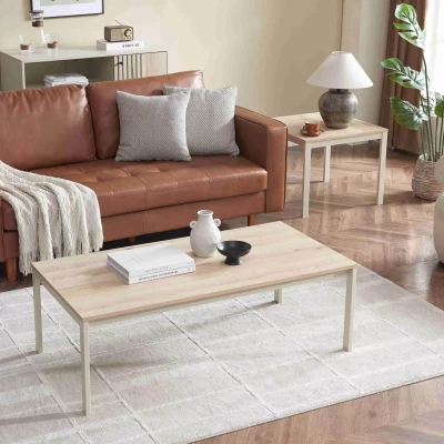 Konferenční stolek DRAGAN - dub / krémová