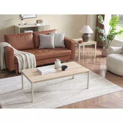 Konferenční stolek DRAGAN - dub / krémová