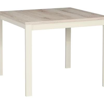 Malý konferenční stolek DRAGAN - dub / krémová