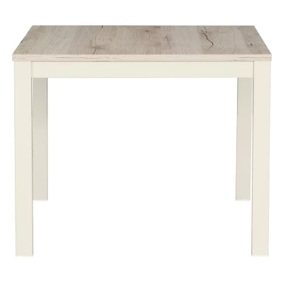 Malý konferenční stolek DRAGAN - dub / krémová