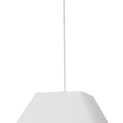 Závěsný lustr na lanku ROBIN - 1xW27, 60W, bílý