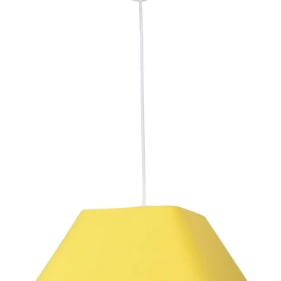 Závěsný lustr na lanku ROBIN - 1xW27, 60W, žlutý