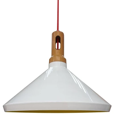 Závěsné osvětlení na lanku ROBINSON - 1xE27, 60W, bílé / žluté