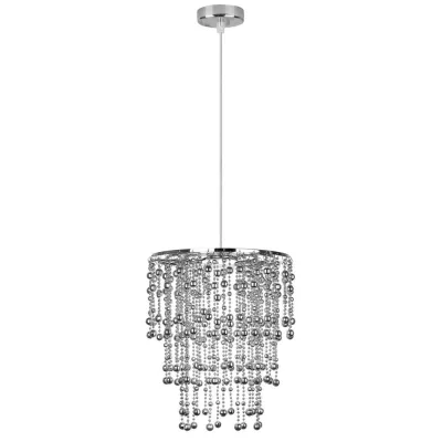 Moderní závěsný lustr RONI - 1xE27, 60W, chromovaný