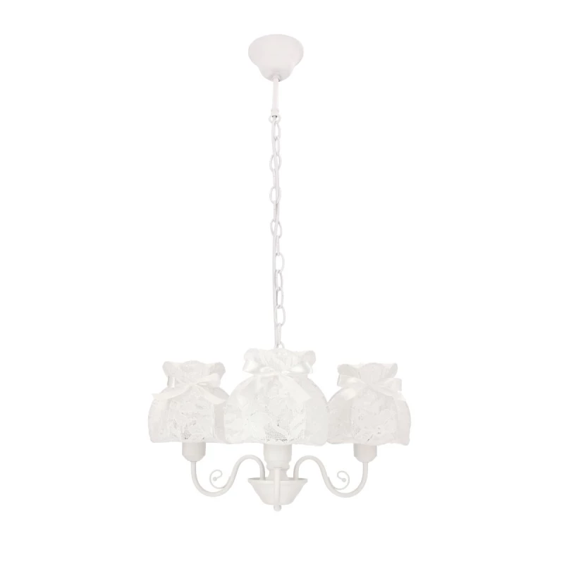Závěsné osvětlení v provance stylu ROSSINI - 3xE27, 40W, bílé