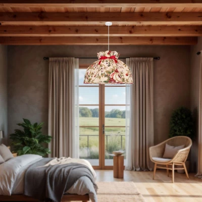 Provence závěsné osvětlení ROZANO - 1xE27, 40W, bílé / různobarevné