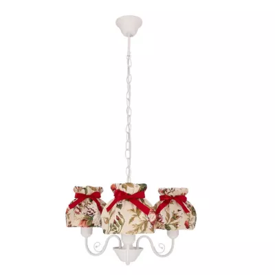 Provence závěsné osvětlení ROZANO - 3xE27, 40W, bílé / různobarevné