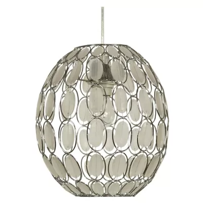 Designové závěsné osvětlení SELMA - 1xE27, 40W, bílé