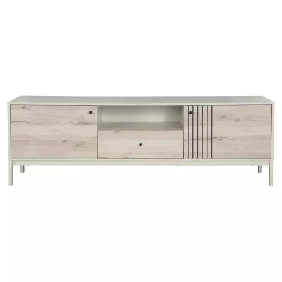 Televizní stolek DRAGAN - dub / krémový