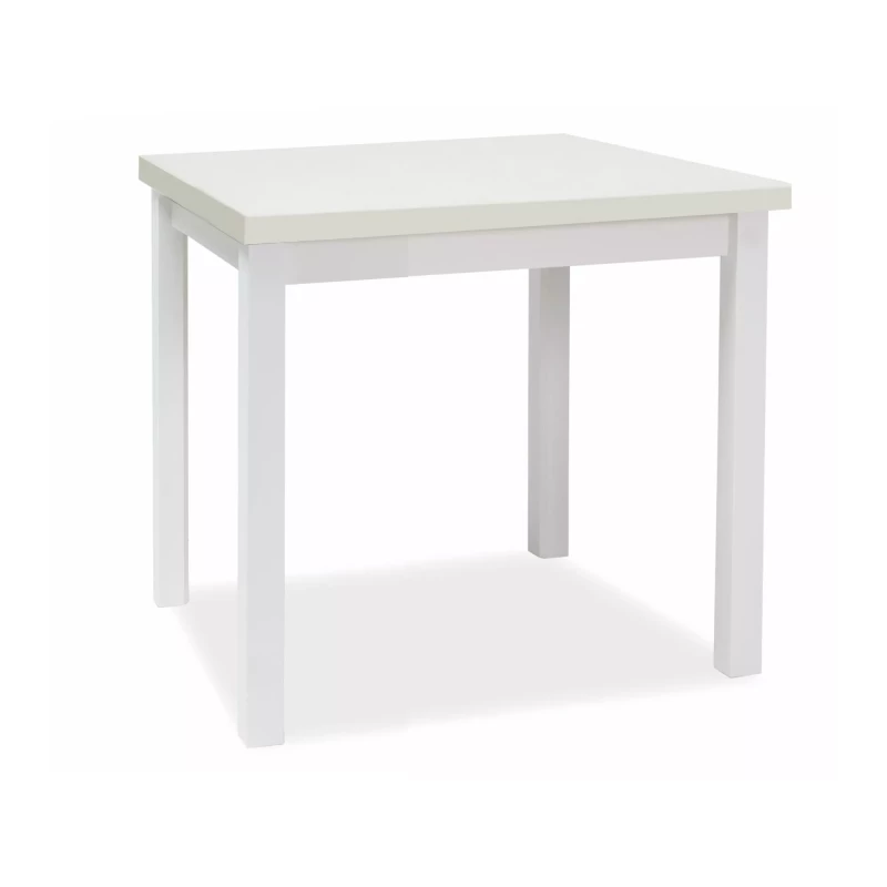 Čtvercový jídelní stůl ANTHONY - bílý